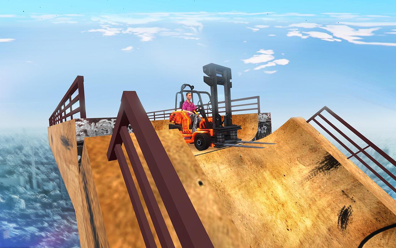 Racing Car Ramp Stunts