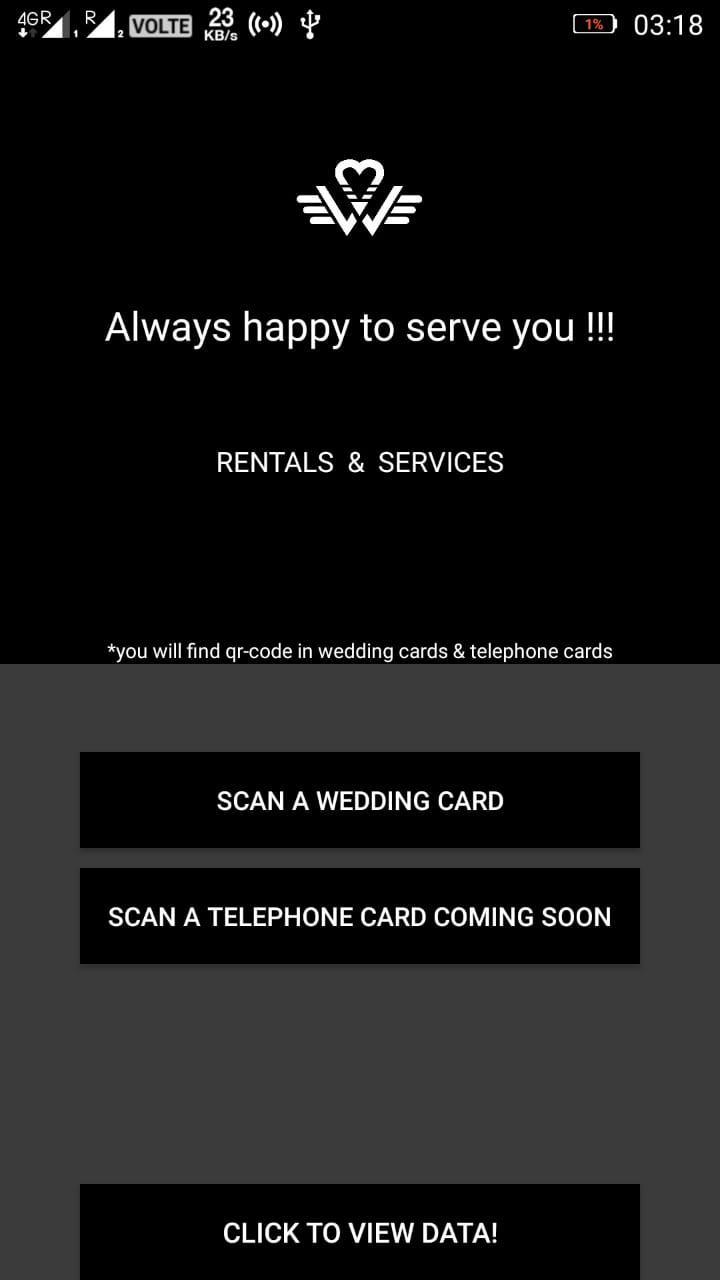 Wedding scanner
