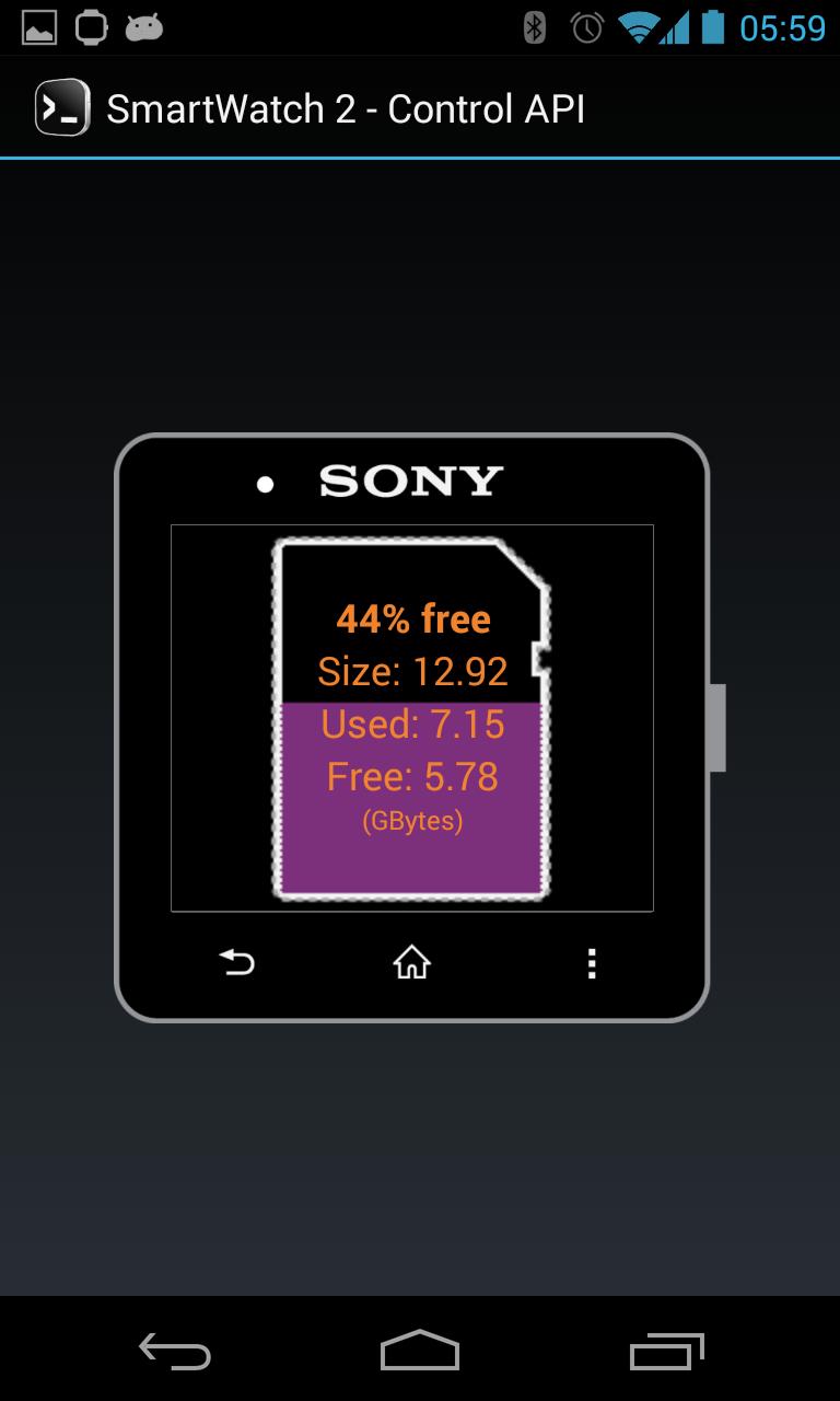 Sony SW2 SD Card Info