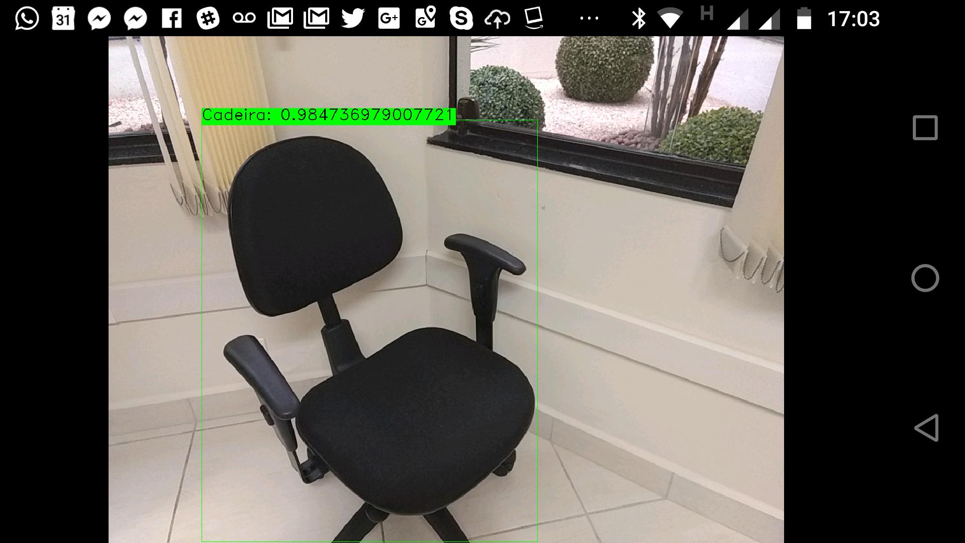 Deep Learning in openCV for vi