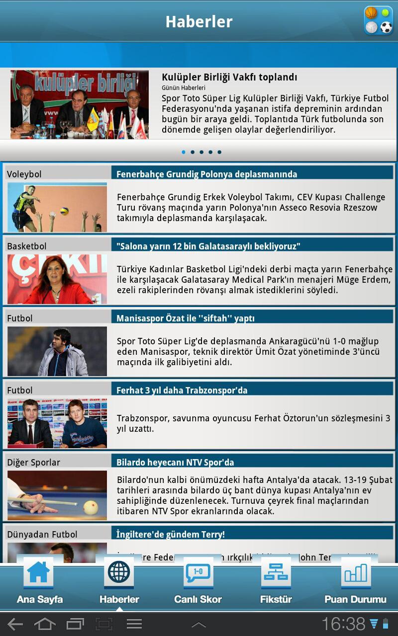 NTVSpor.net Tablet