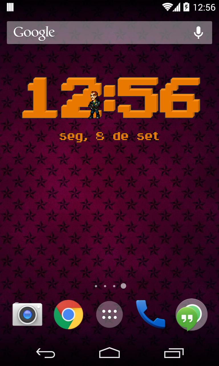 Doctor Who Pixel Clock Widget