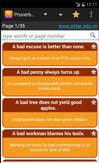 English Proverbs & Sayings