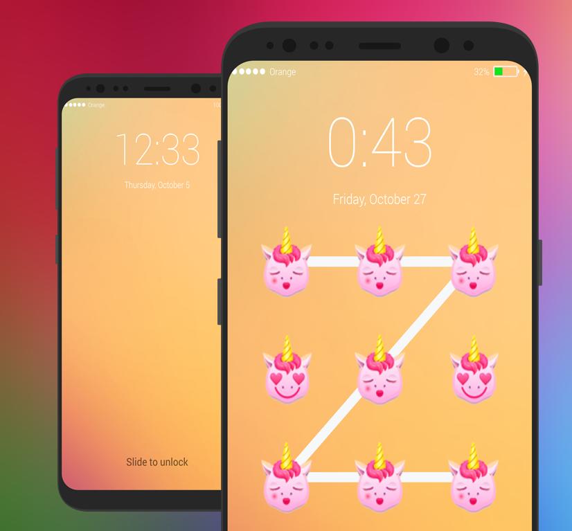 Pony Lock Screen Little UNICORN Emoji