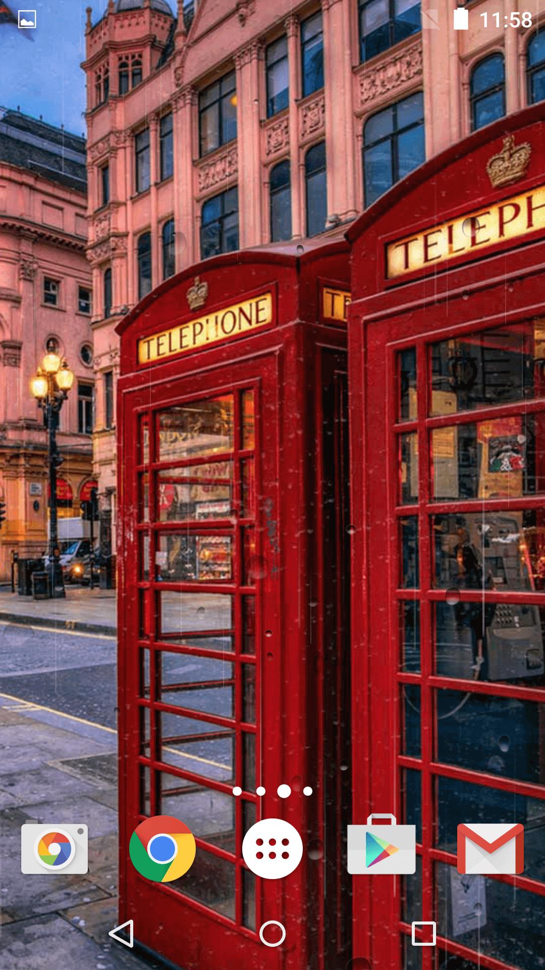 Rainy City Live Wallpaper HD