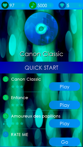 Tuiles magiques Piano