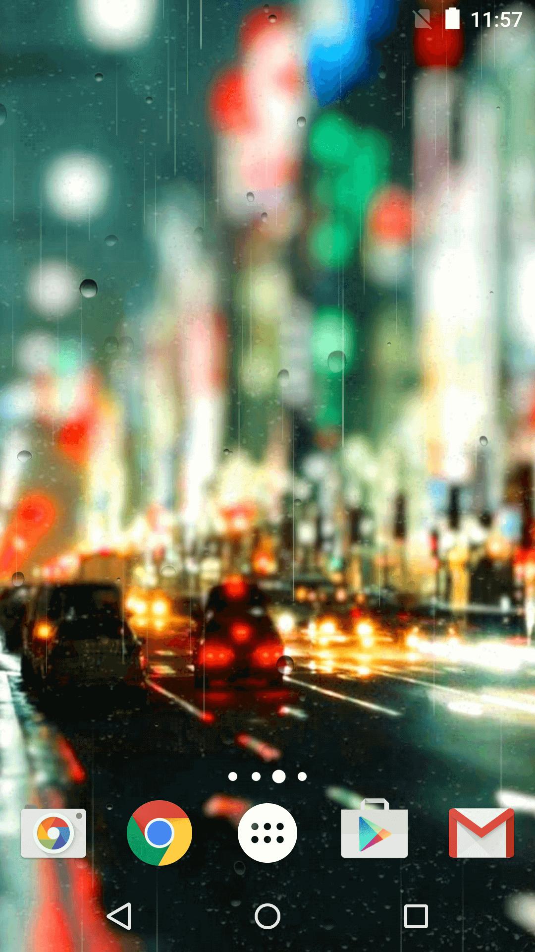Rainy City Live Wallpaper HD
