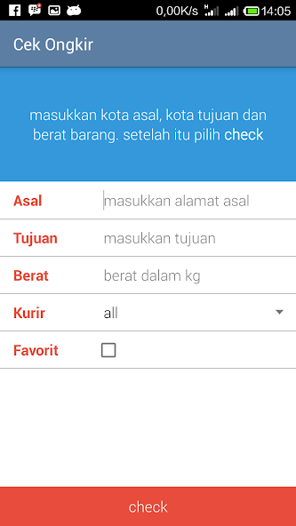 Ongkos Kirim Lengkap