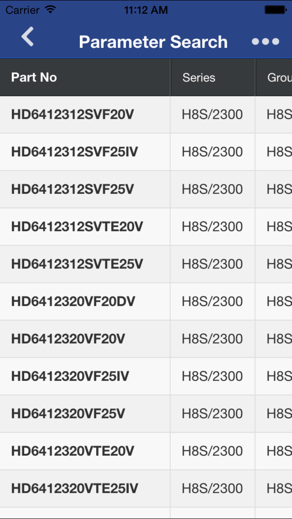 Renesas Product Selector