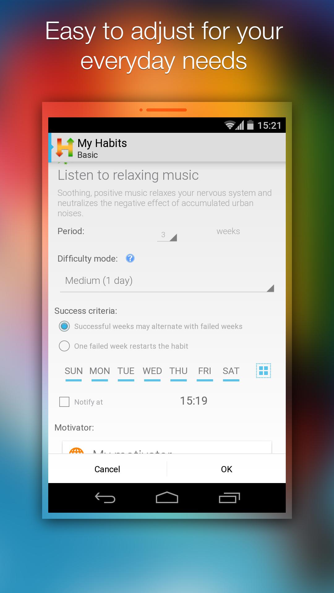 Habitizer. Habit Organizer