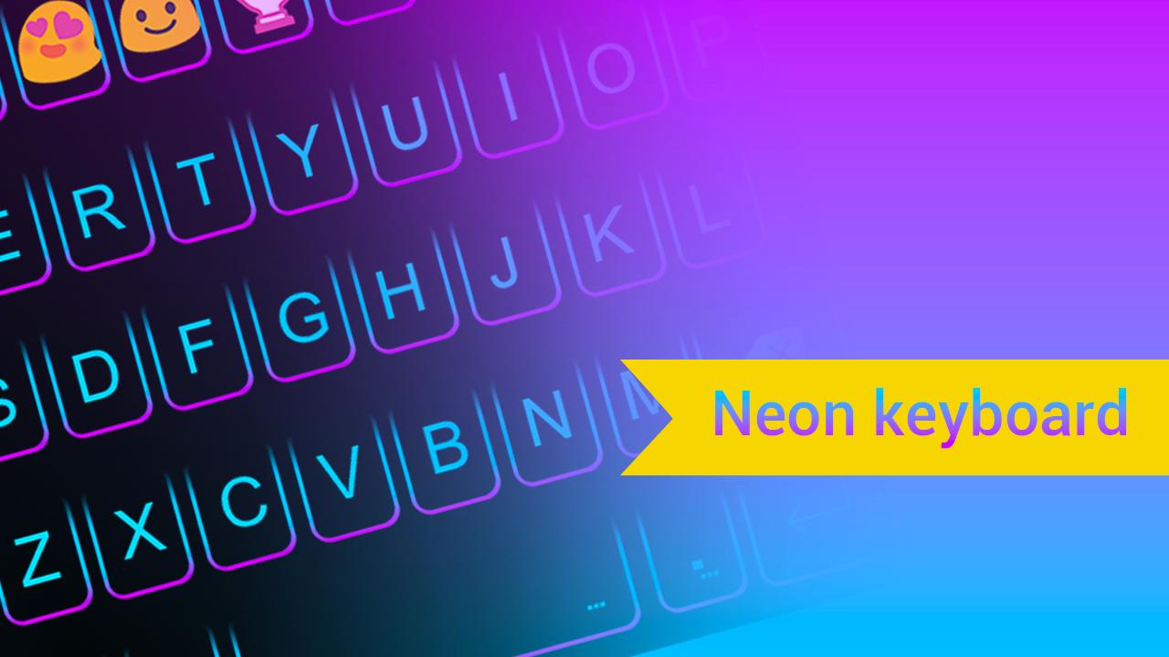 Emoji Smart Neon Keyboard