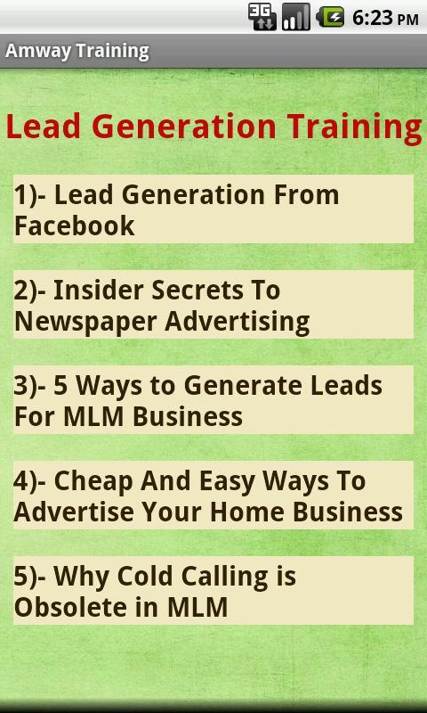 Struggling In Amway Business