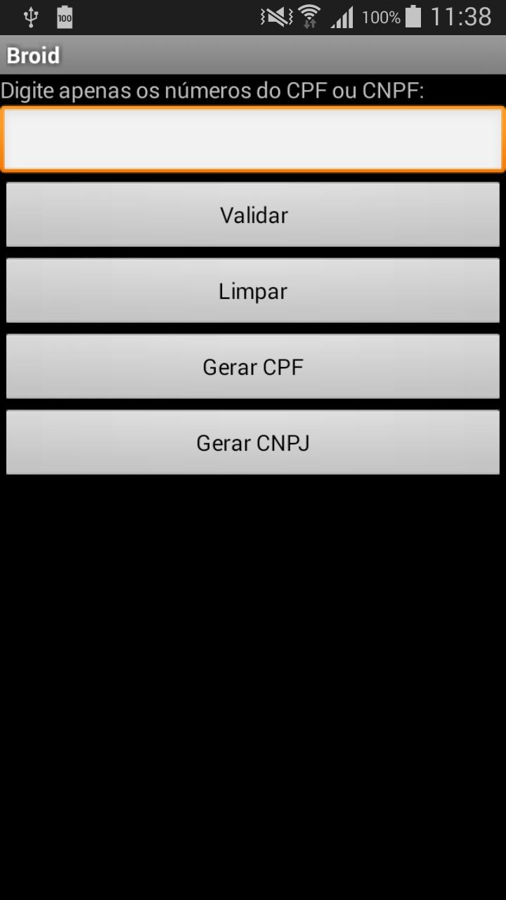 Broid: CPF e CNPJ