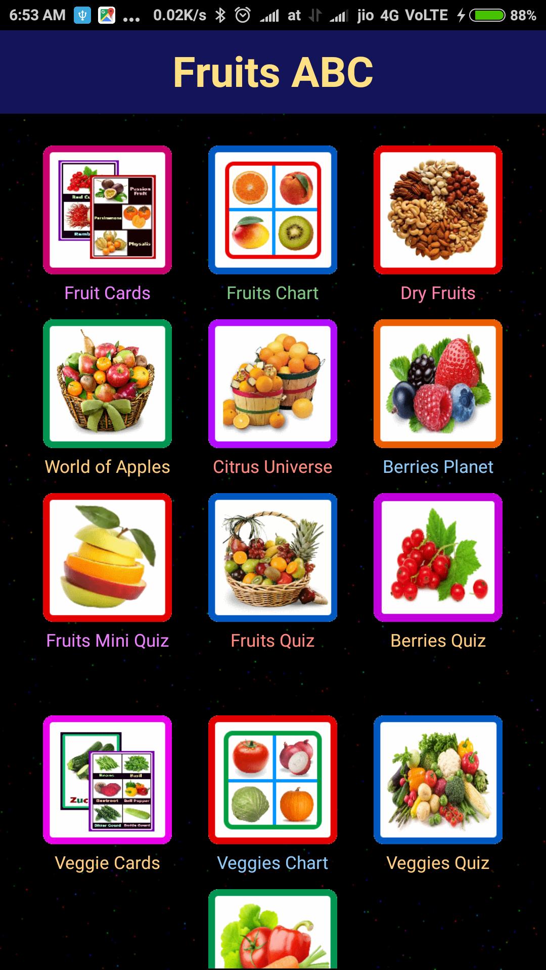 Fruits ABC