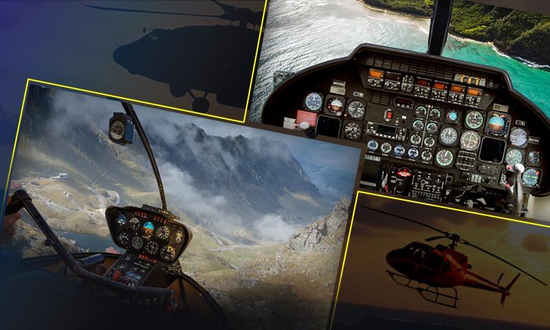 Helicopter driving simulator