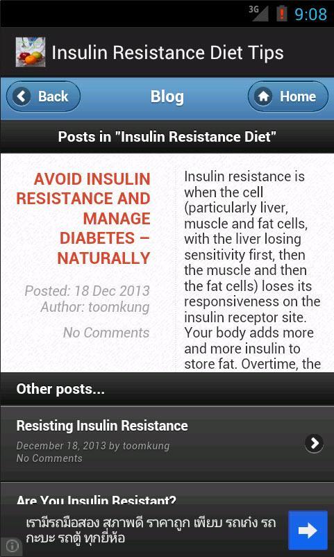 Insulin Resistance Diet Tips