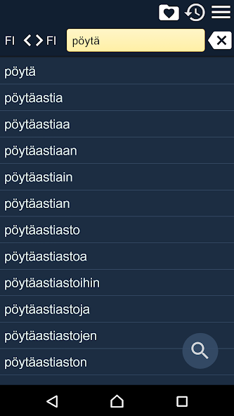 Finnish Explanatory Dict