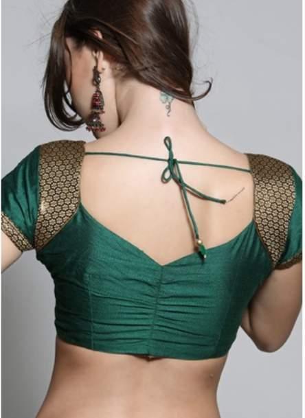 Neck & back design for ladies