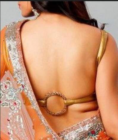 Neck & back design for ladies