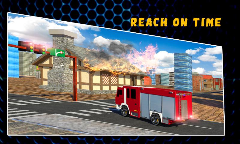 Firefighter hero rescue operation