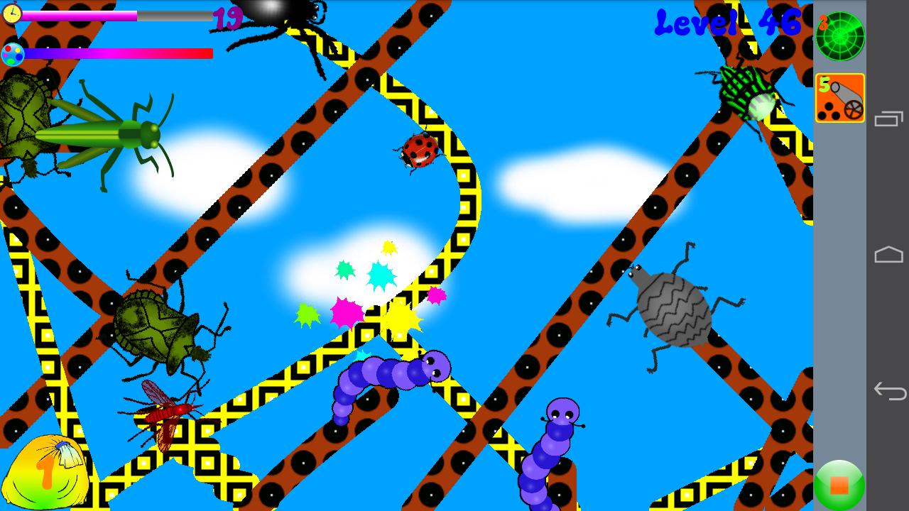 Kill the bugs - Crazy Bugs