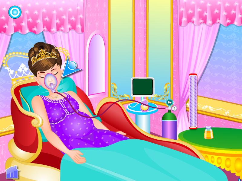 pregnant queen gives birth