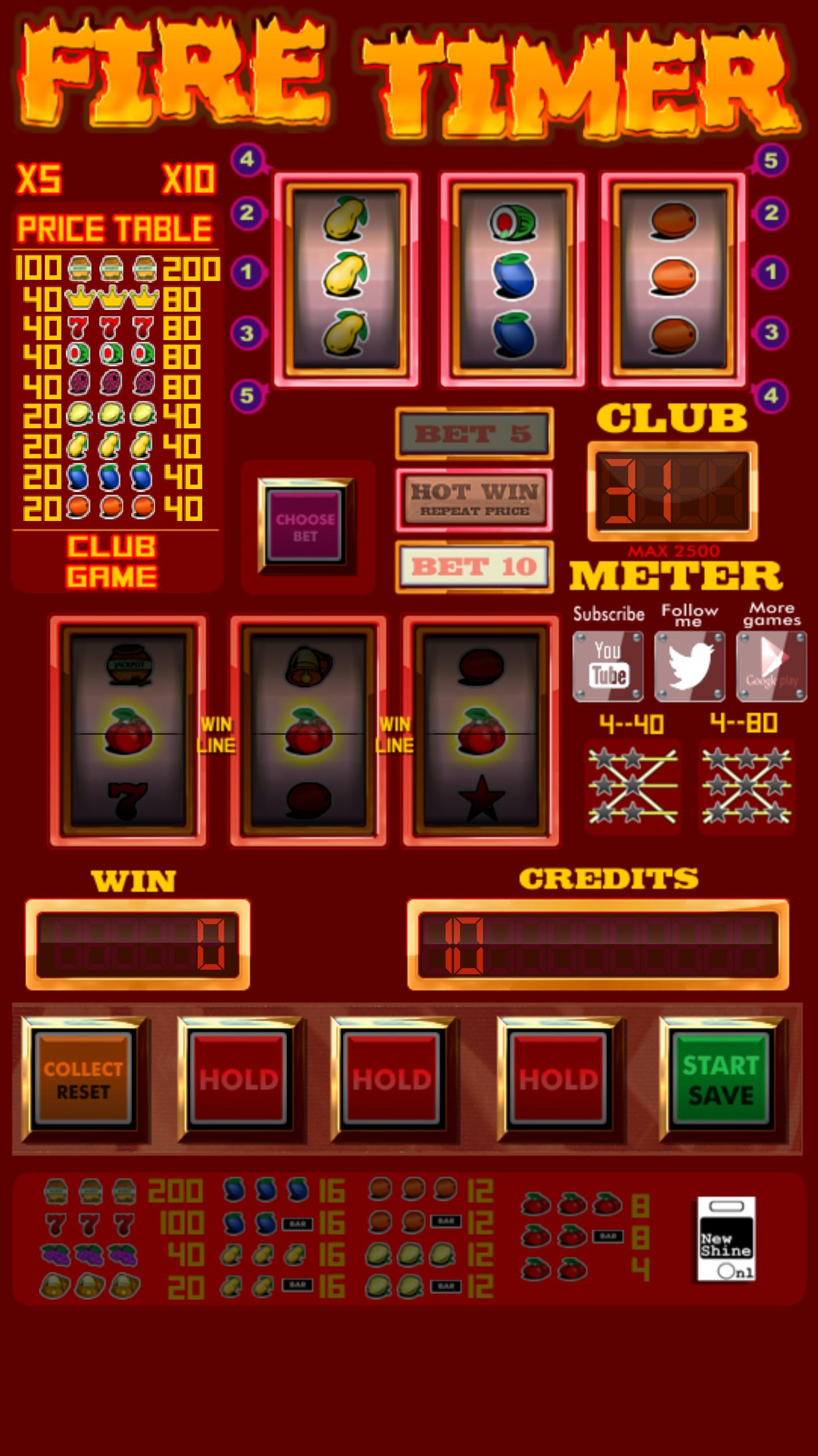 slot machine fire timer