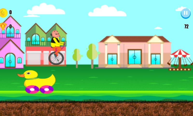 Motu Patlu One Wheel Cycle