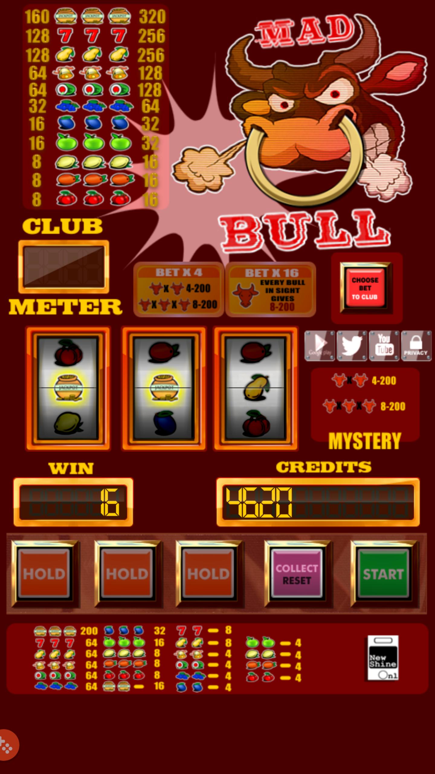 Mad Bull slot machine