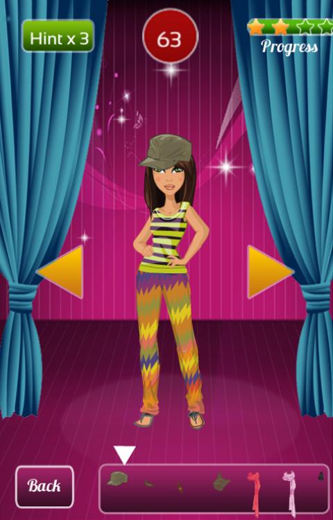 Fashion dressing games