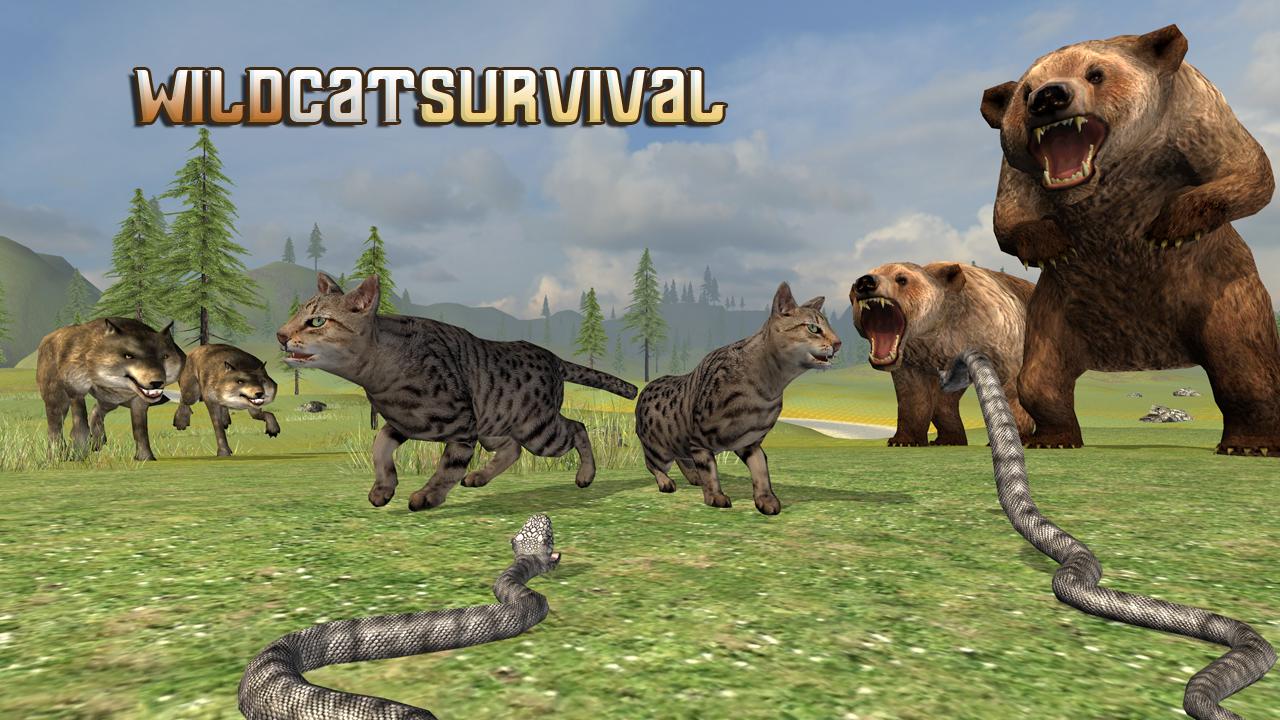 Wild Cat Survival Simulator
