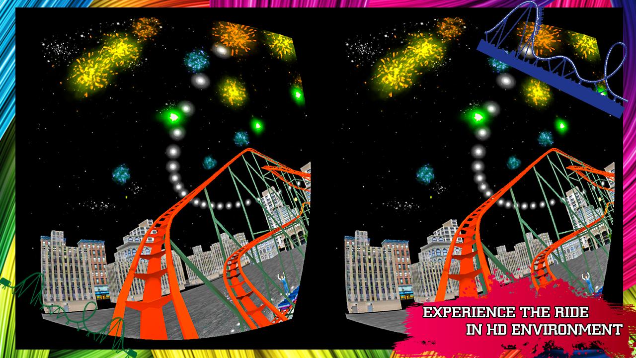 VR Roller Coaster Simulator : Crazy Amusement Park