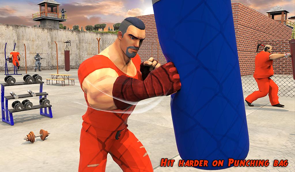 Prison Workout Gym 3D: Jail House Equipment