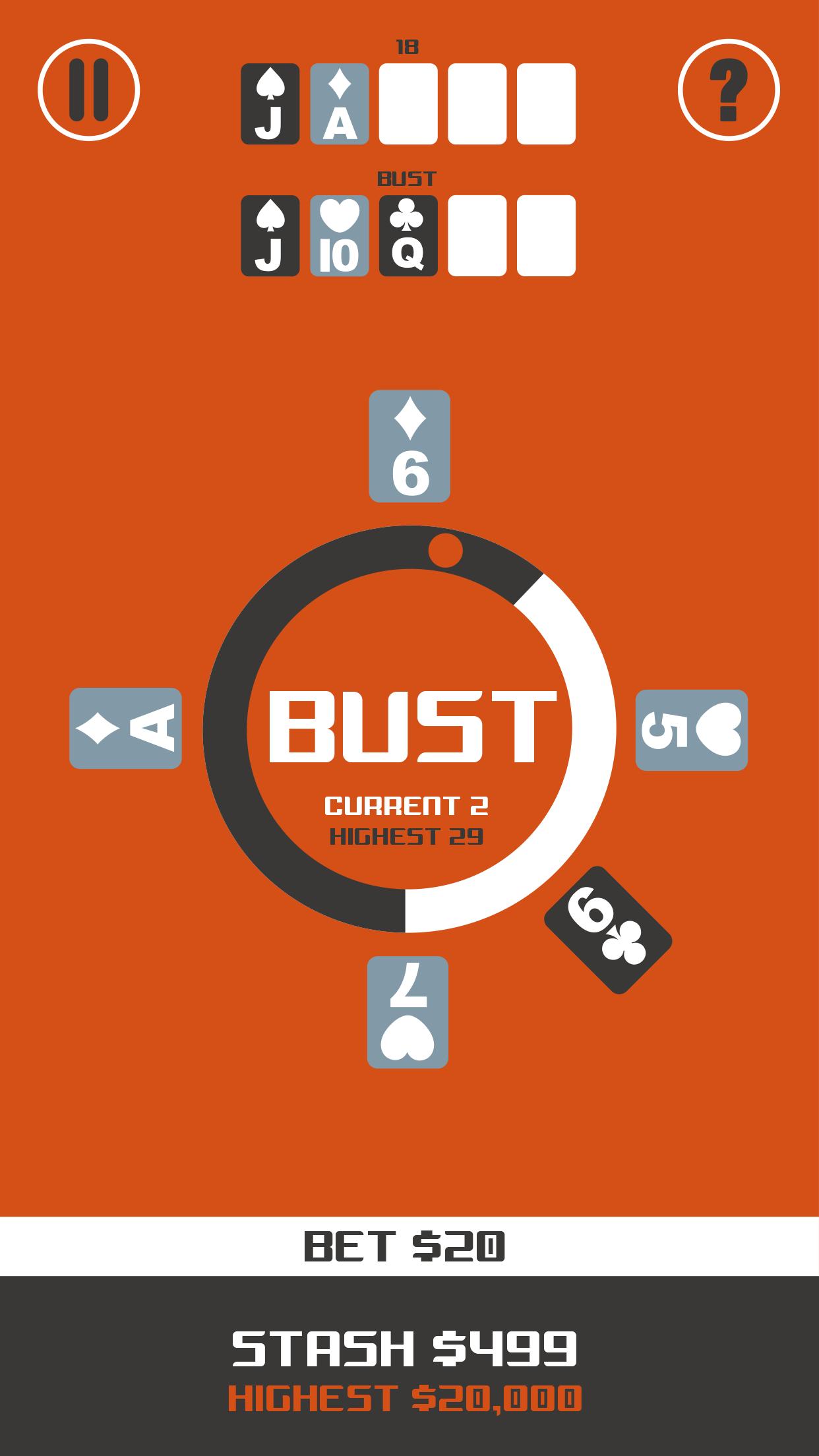 Pop Blackjack 21 - Lock And Load Your Cards!