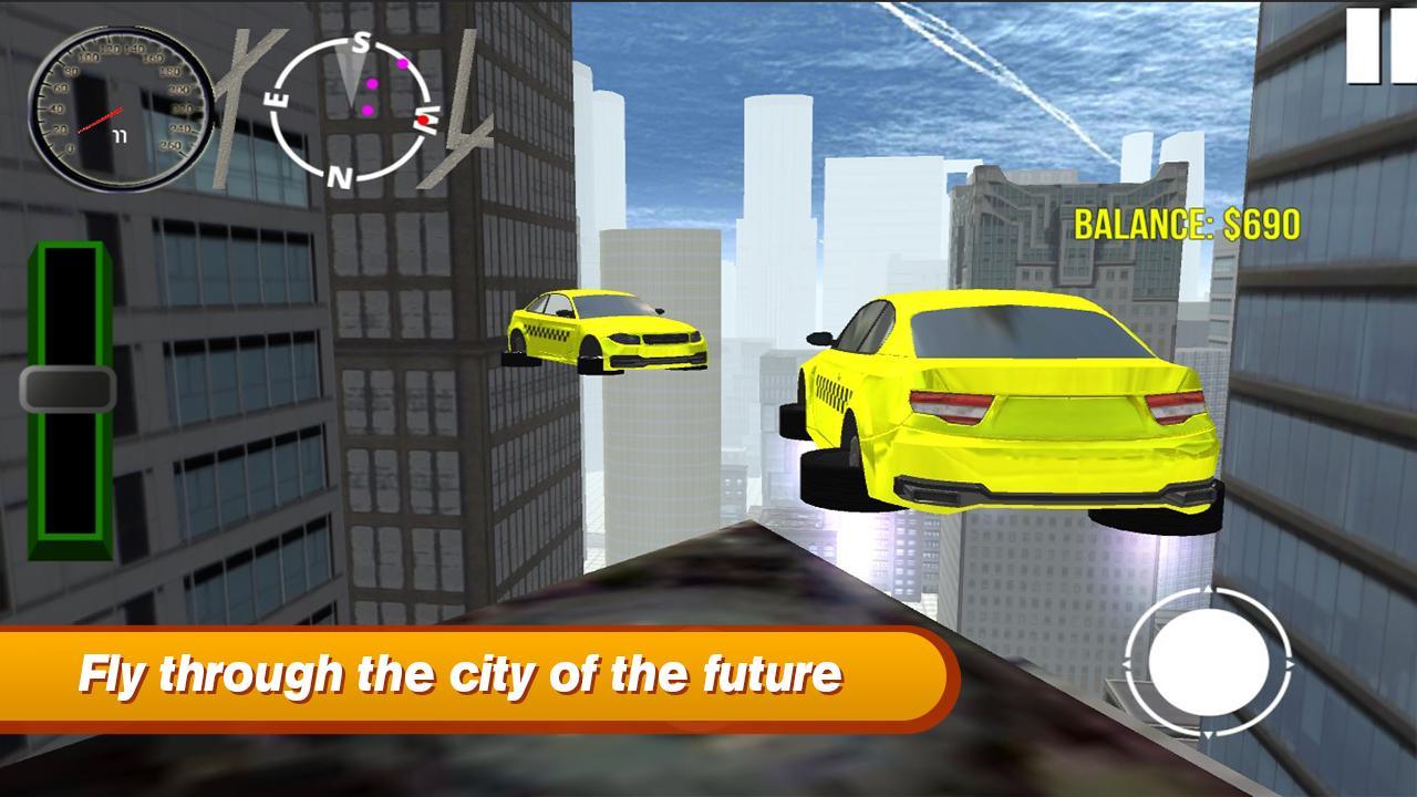Flying Crazy Taxi Simulator