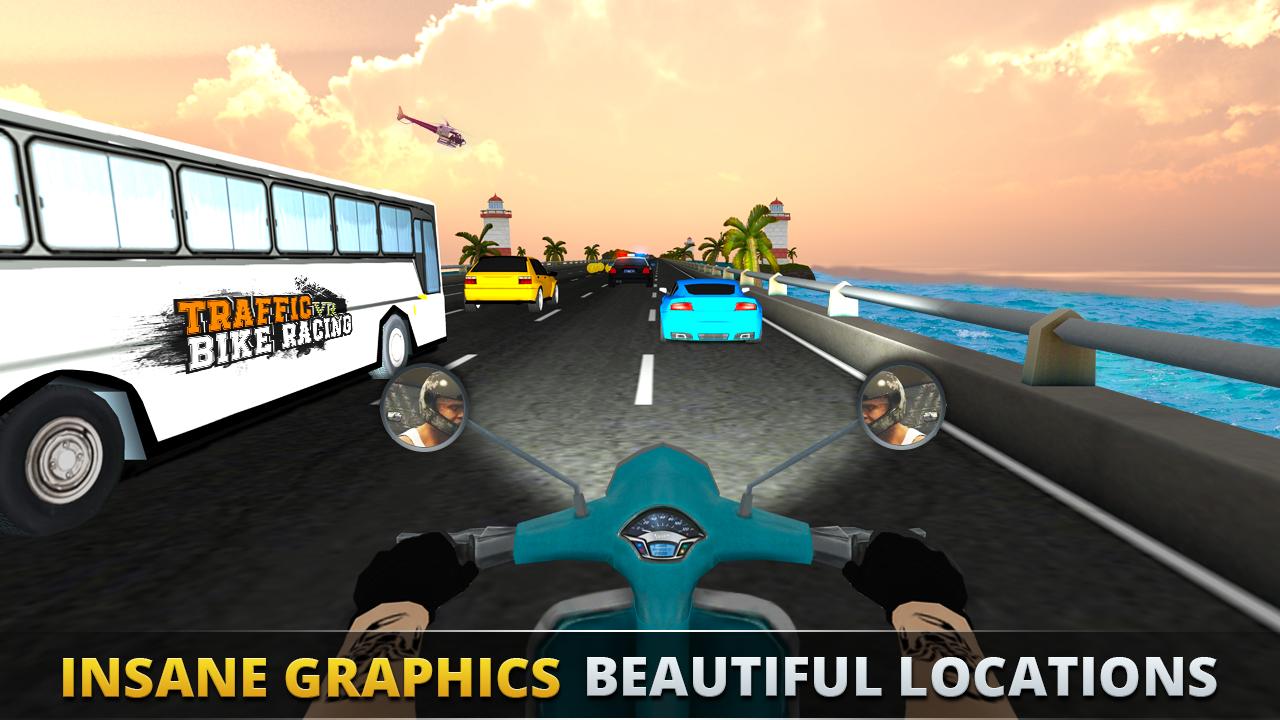 VR Ultimate Traffic Bike Racer 3D