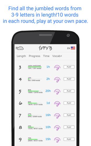 Jumble Word Game - Brain Yoga