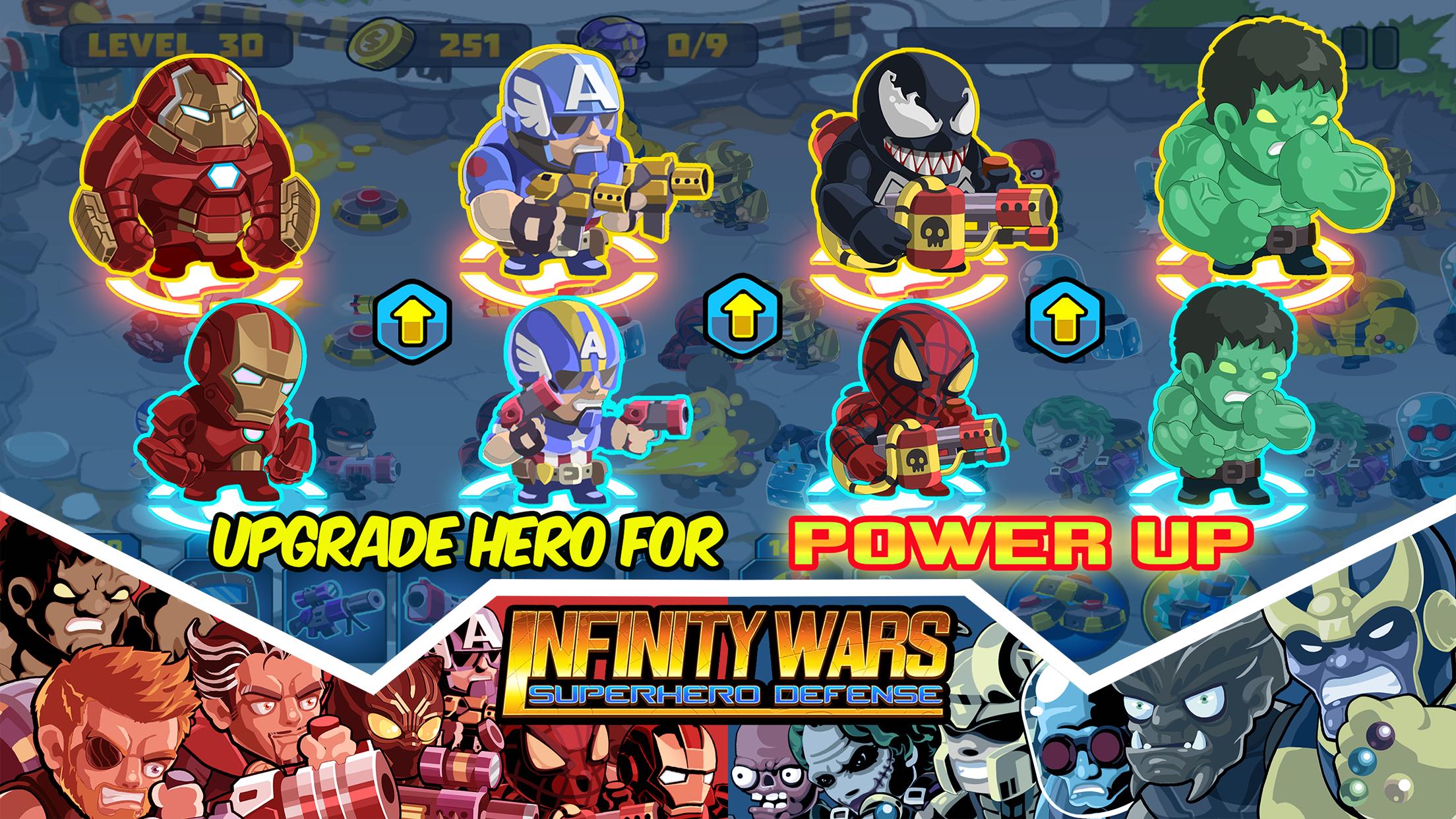 Avenger Infinity War Hero VS New Villains Defense