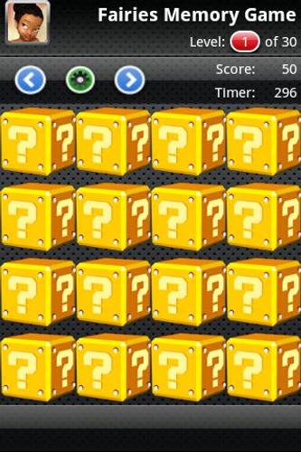 Fairies Matching Game