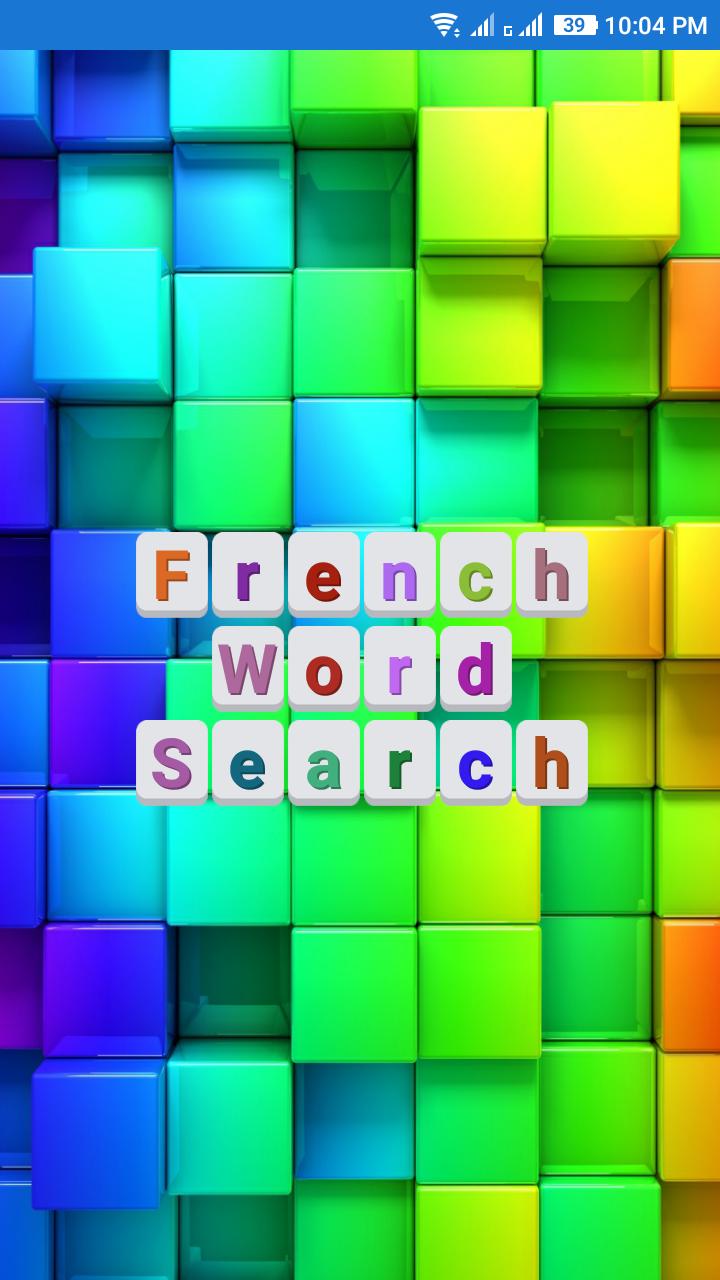 French Word Search