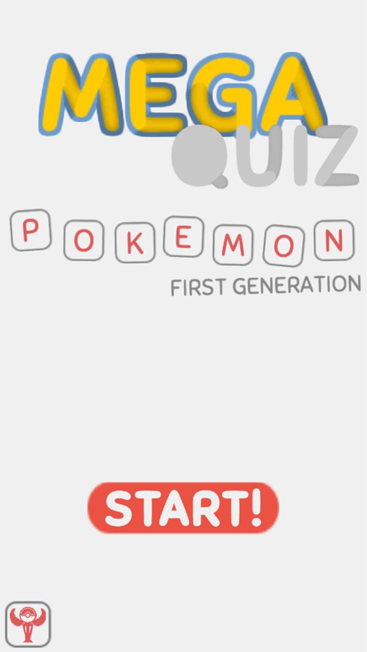 MEGA QUIZ POKEMON - First Gen