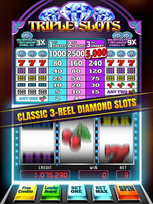Triple Diamond Slot Machine