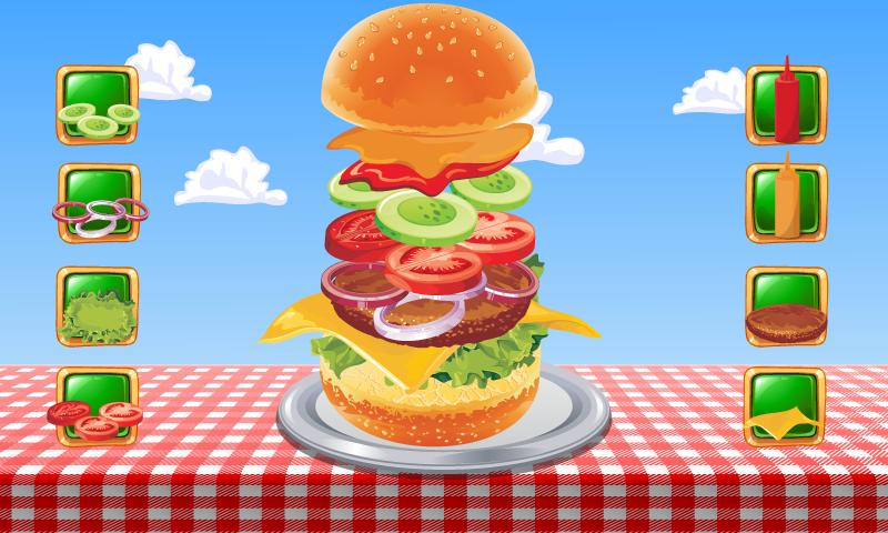 Burger Maker - Crazy Cooking