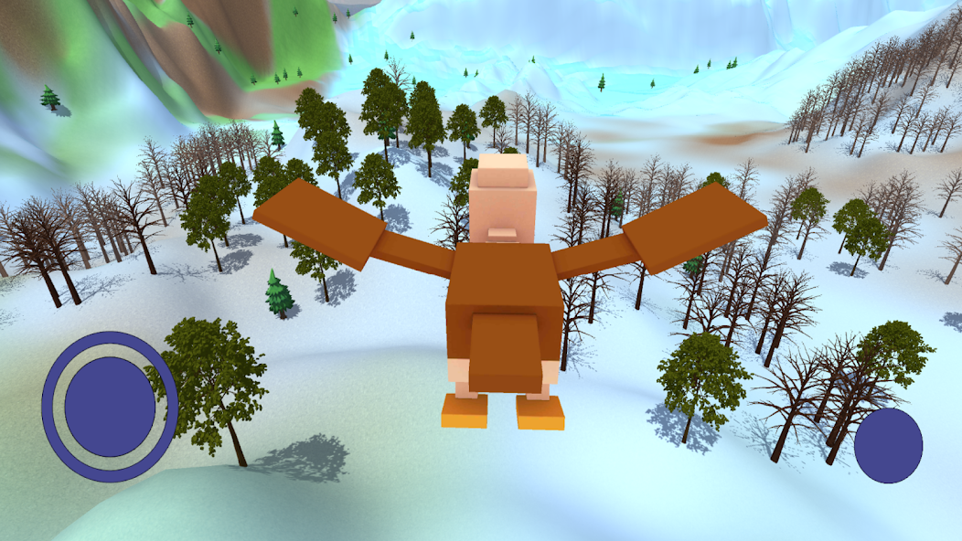 Eagle toy bird fly game 3d