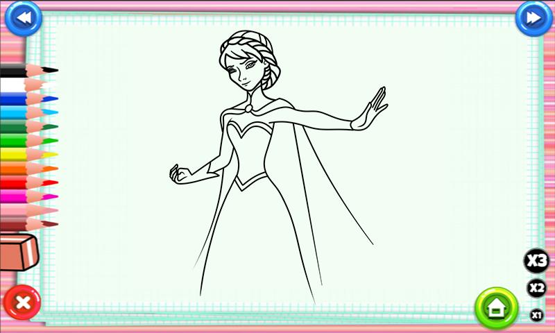 Princess Coloring Book for Girl