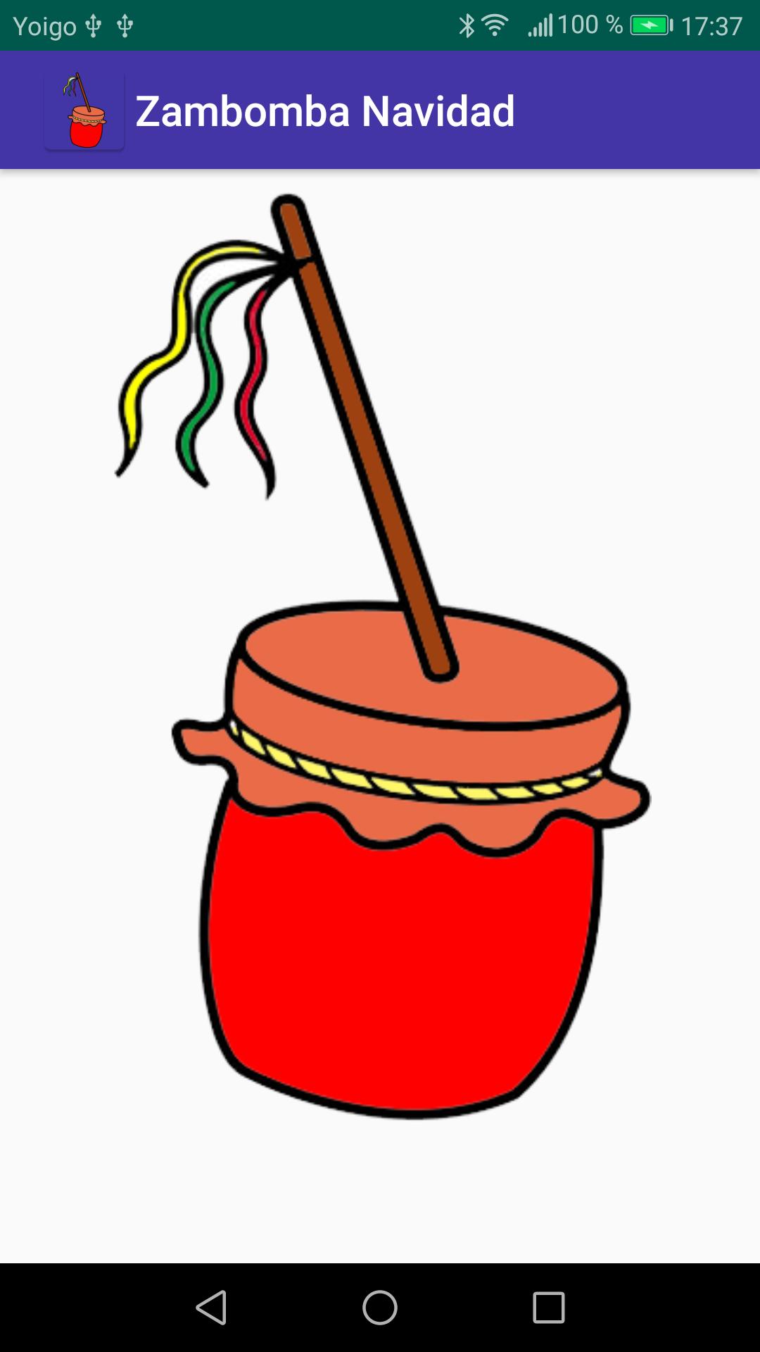 Christmas friction instrument.