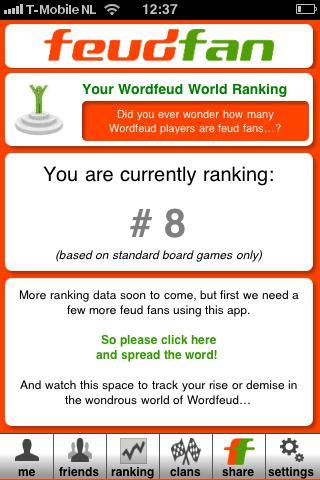 Feudfan - Wordfeud tracker