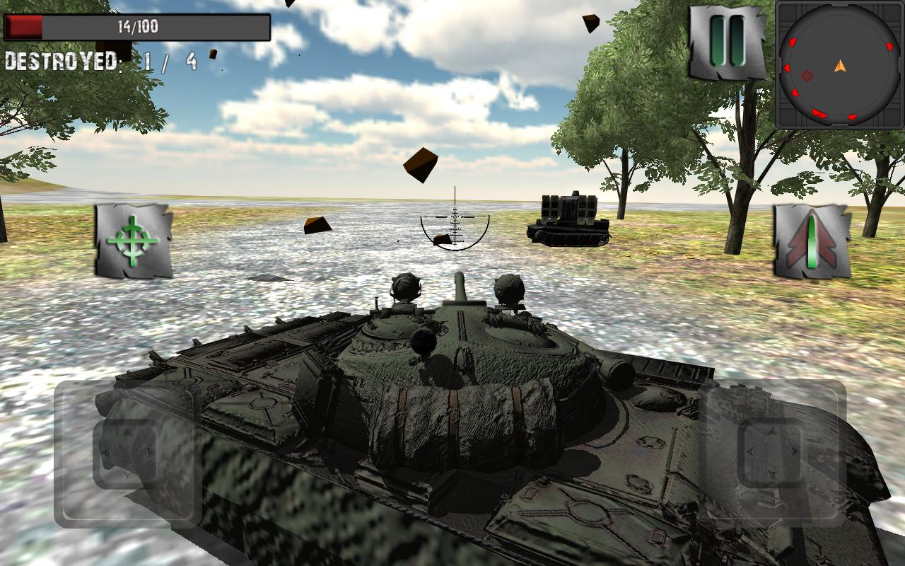 Russian Tank Battle