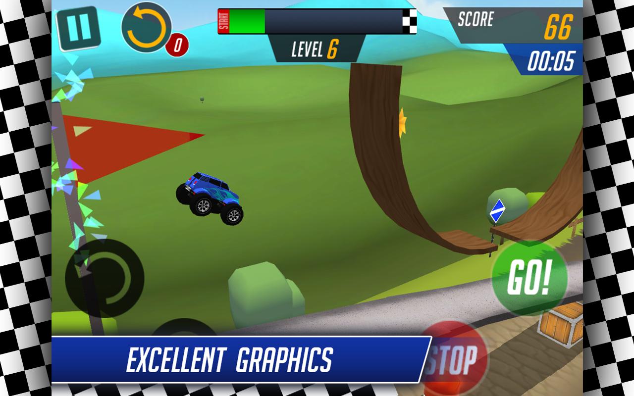 Monster Car Stunts Challenge