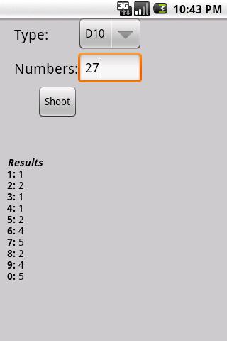 RPG Dice Simulator